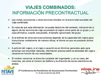 PIPELINE SOFTWARE - IMPACTO PRÁCTICO DE LA TRASPOSICIÓN DE LA DIRECTIVA DE VIAJES COMBINADOS