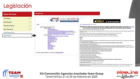 Presentación » Pipeline Software - JORNADA TECNOLÓGICA TEAM GROUP y RECORDATORIO NUEVA NORMATIVA DE VIAJES COMBINADOS