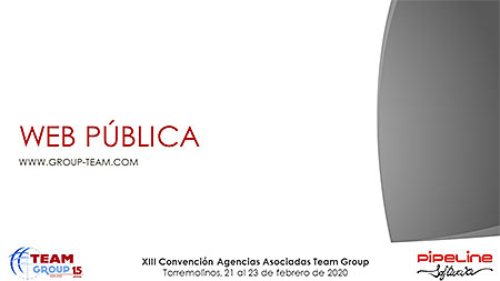 Presentación » Pipeline Software - JORNADA TECNOLÓGICA TEAM GROUP y RECORDATORIO NUEVA NORMATIVA DE VIAJES COMBINADOS