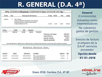 Cambios en la Disposición Adicional 4ª del Reglamento de Facturación (Real Decreto 1075/2017, de 29 de diciembre)