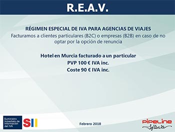 Suministro Inmediato de Información del IVA, Nuevos criterios de tributación agencias de viajes: SII